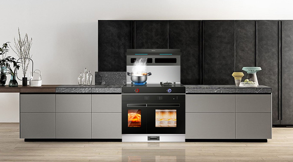 駕馭美食，輕而易舉！科恩S450變頻大吸力蒸烤消一體集成灶喚醒廚房美味